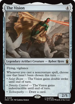 + The Vision near mint englisch Marvel Rare MtG Magic the Gathering +
