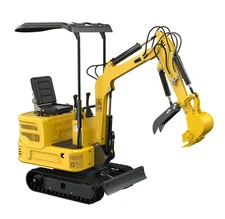 2025 new model 1TON mini excavator gasoline fuel 13.5HP equipped with hydraulic