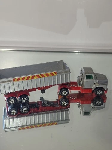 ​Vintage 1973 Matchbox Super Kings K-115 Ford LTS Articulated Tipper Trk Lesney