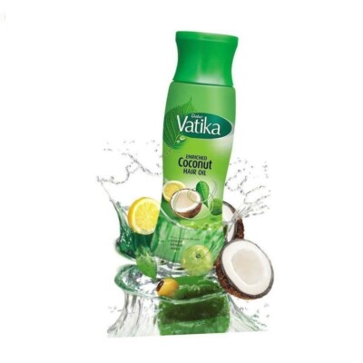 Dabur Vatika Coconut Herbal Hair Oil Amla Henna Lemon Hairfall Control - 75 ML