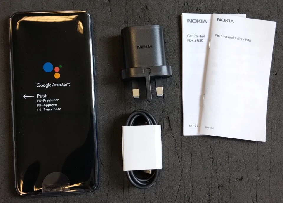 Nokia G50 64GB Ocean Blue Unlocked Dual SIM Android Smartphone New Opened - Image 3 of 3