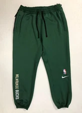 Nike Milwaukee Bucks Thermaflex Showtime Jogger Pants CN3980-323 Mens Size Large