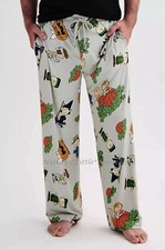 Peanuts Halloween Mens Pajamas Pants Size S, Medium Large Women Adult Snoopy NWT