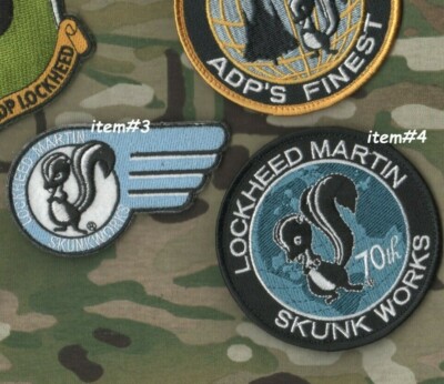 LOCKHEED-MARTIN SKUNK WORKS SR-71 BLACKBIRD vêlkrö 2-PC SKUNK SET: (#3 + #4)