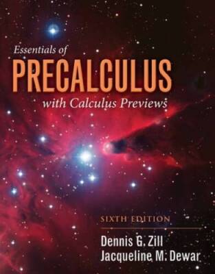 Essentials Of Precalculus With Calculus Previews (Jones & Bartlett Learni - GOOD