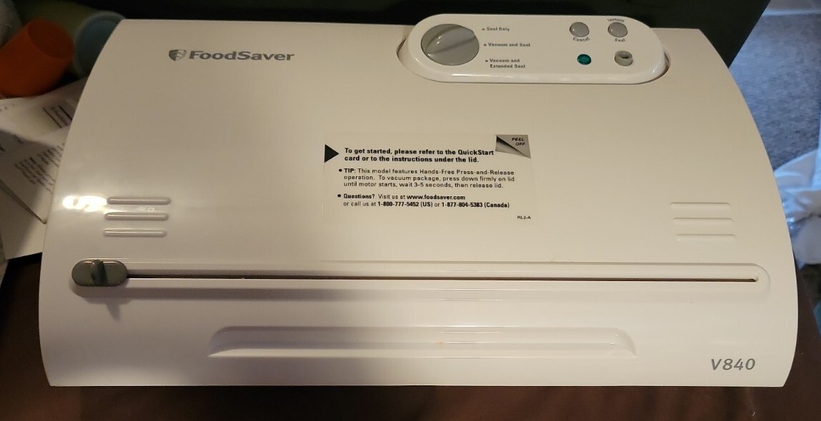 FoodSaver V840 Vacuum Sealer For Parts Only No Power eBay