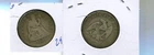 1856 P LIBERTY SEATED SILVER QUARTER G VG 2927T