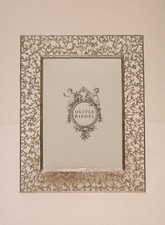 Olivia Riegel Crystal "Silver Isadora" 5x7 Photo Frame New in Box