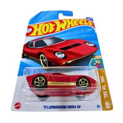 Hot Wheels 71 Lamboghini Mura SV 78/250 HW: 70s vs 90s 6/10 Die