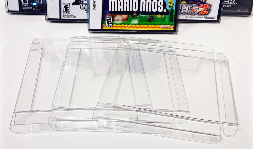 10x Box Protectors For NINTENDO DS Video Games (NTSC ONLY, NOT PAL) Clear Cases - Image 4 of 4