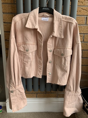 Zara Oversized Denim Jacket Size L 