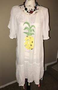 pineapple swim cover up