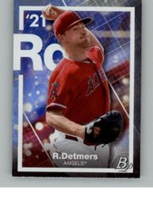 2021 Bowman Platinum Reid Detmers PE-27 Precious Elements Los Angeles Angels