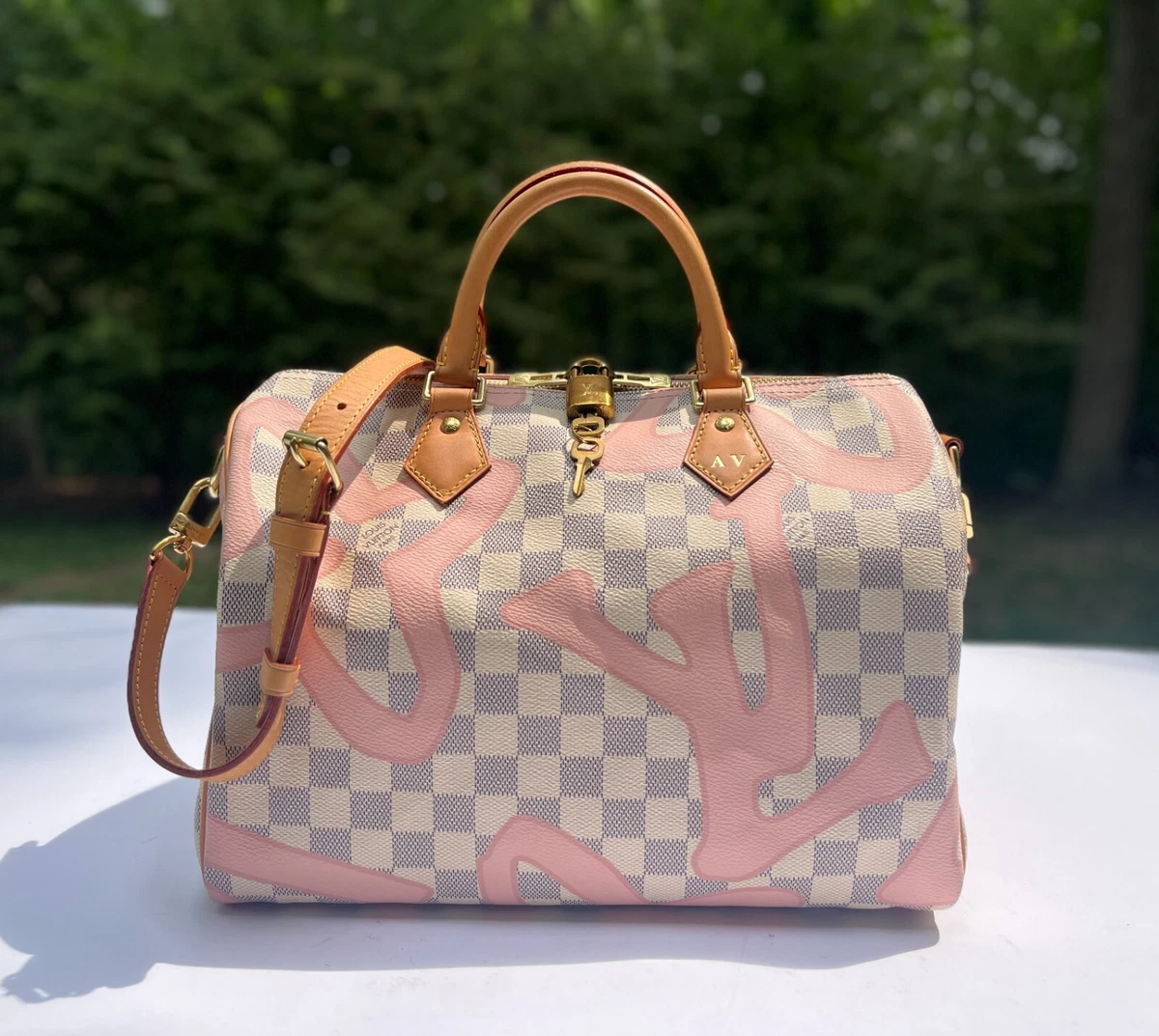 Louis Vuitton Damier Ebene Canvas Speedy Bandouliere 30 Bag Louis