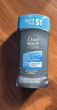 Dove Men+Care Clean Comfort 72H Protection Antiperspirant Deodorant, 2.7 oz, 2pk