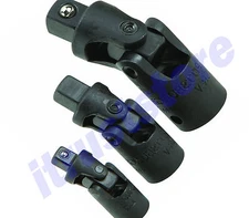 1/4 3/8 1/2 INCH FLEXIBLE UNIVERSAL JOINT ROTATING IMPACT SOCKET ADAPTER REDUCER