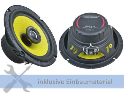 Ground Zero Lautsprecher GZTF 6.5X 260W 165mm 2 Wege Koax KIA Soul II ab 2014