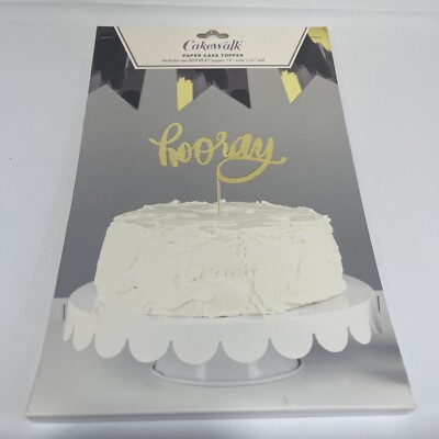 Cakewalk Hooray Cake Topper