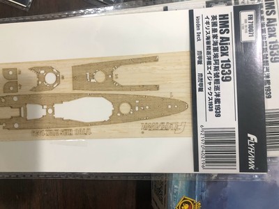 1/700 FLYHAWK wood deck sheets for Flyhawk model warships