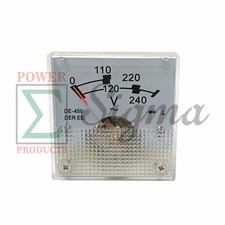 Panel Voltmeter DE-450 For Champion CPE 3500/4000W 3650/4500W Generator 120/240V