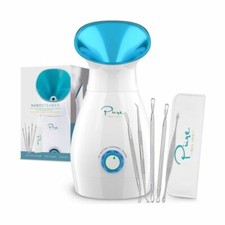 NanoSteamer Large 3-in-1 Nano Ionic Facial Steamer w/ Precise Temp Control