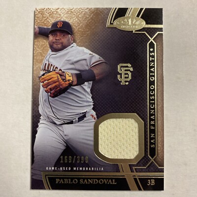 2014 Topps Triple Threads Pablo Sandoval Patch 169/399 AC