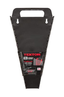 15-Slot Wrench Holder and Organizer Made in the USA ( Black )
