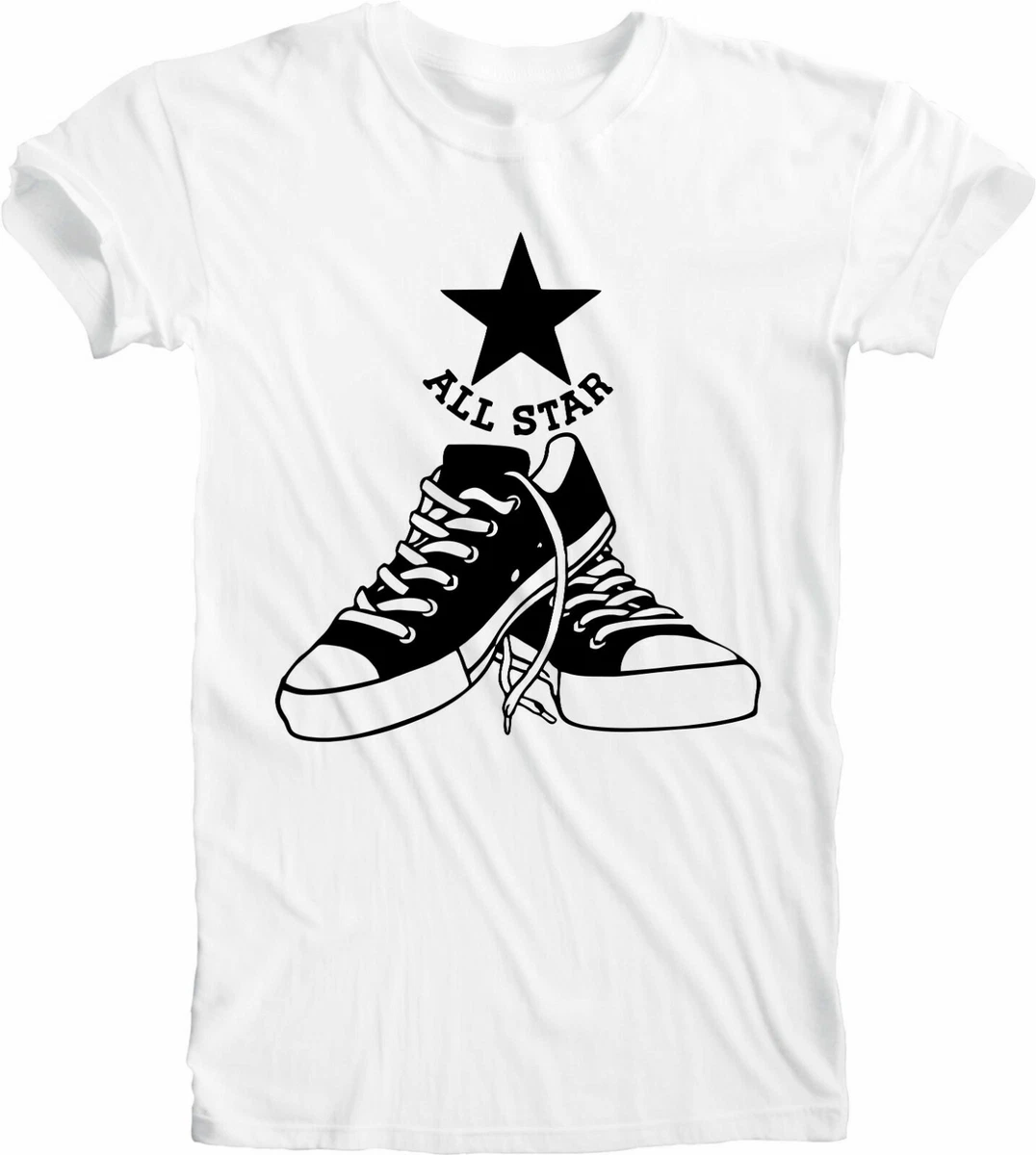 Converse T-Shirt Star All Shirt Men's Sleeve Short Mens Taylor Chuck  Handmade 6s | eBay