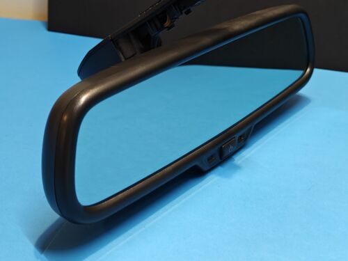 2004 2005 B5/B6 Audi S4 A4 Rear View Mirror, Auto Dim & Compass 8E0857511A Black - Picture 4 of 24