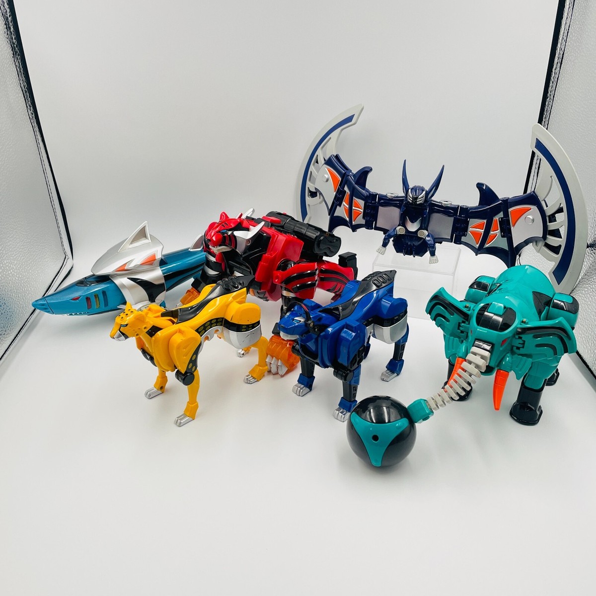 ディーアーク　4種セット Power Rangers Gekiranger DX Geki Touja & Bad & Shark