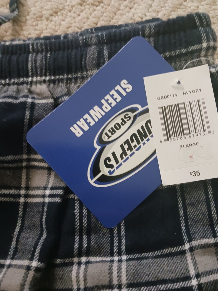 New NWT Pajama Flannel Pants Size XL Men's Penn State Nittany Lions