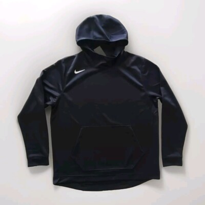 NEW Men's Size XL Nike Black Hoodie Mock Neck Gym High Funnel