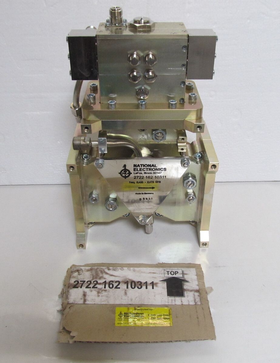 National Electronics 2722 162 10311 Waveguide Isolator 2.425-2.475 GHz