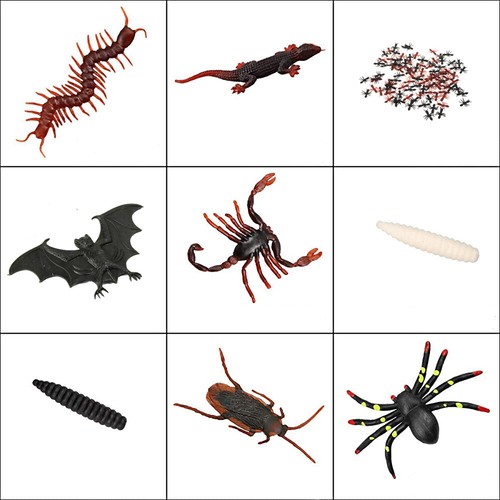 Fake Bugs & Insects Prank Novelty Life Like Plastic Creepy Crawly Bug Trick - Picture 3 of 31