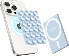 amBand Magnetic Suction Phone Grippy for MagSafe Case, Silicone Cup Sticky Mount