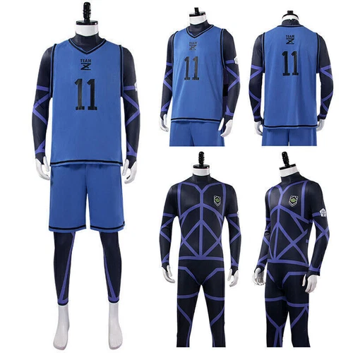 Blue Lock Isagi Yoichi Cosplay Costume Chigiri Hyoma Jersey Summer Suits 2025 - Picture 4 of 16