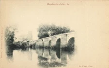 Old postcard Mantes-la-JOLIE-Le Vieux Pont (260629)