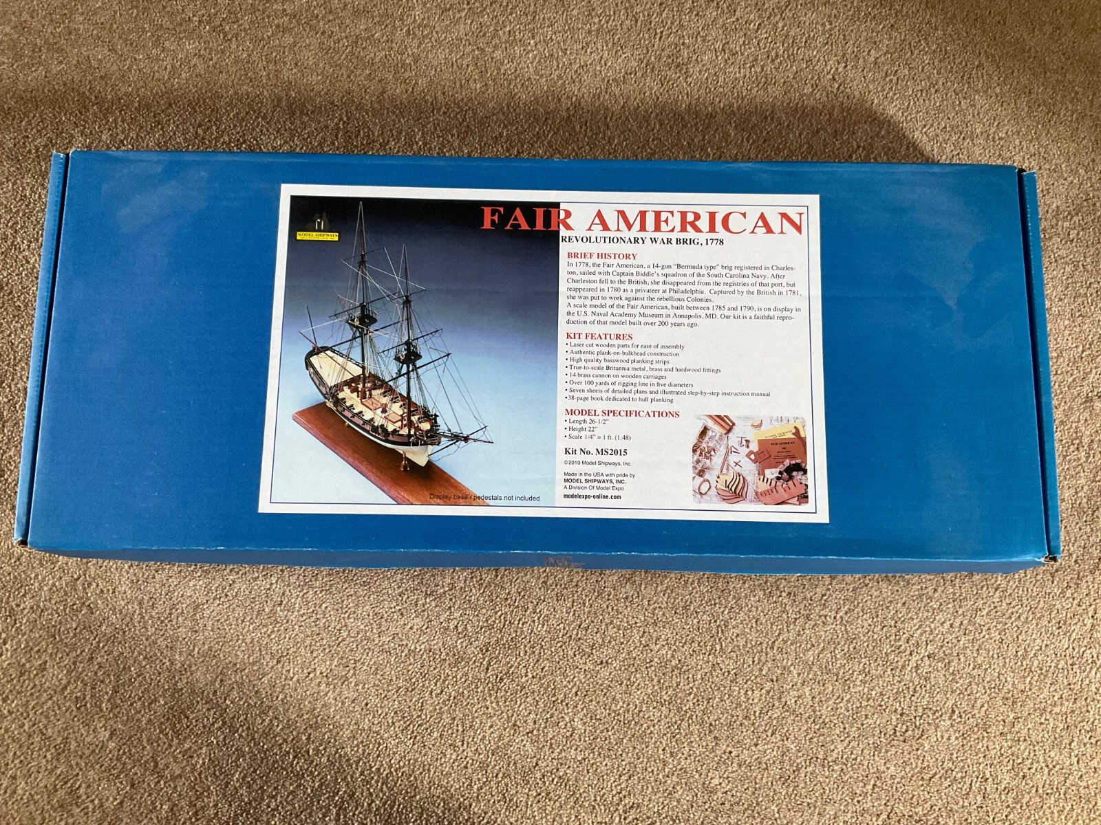 Ship model kit Fair American eBay