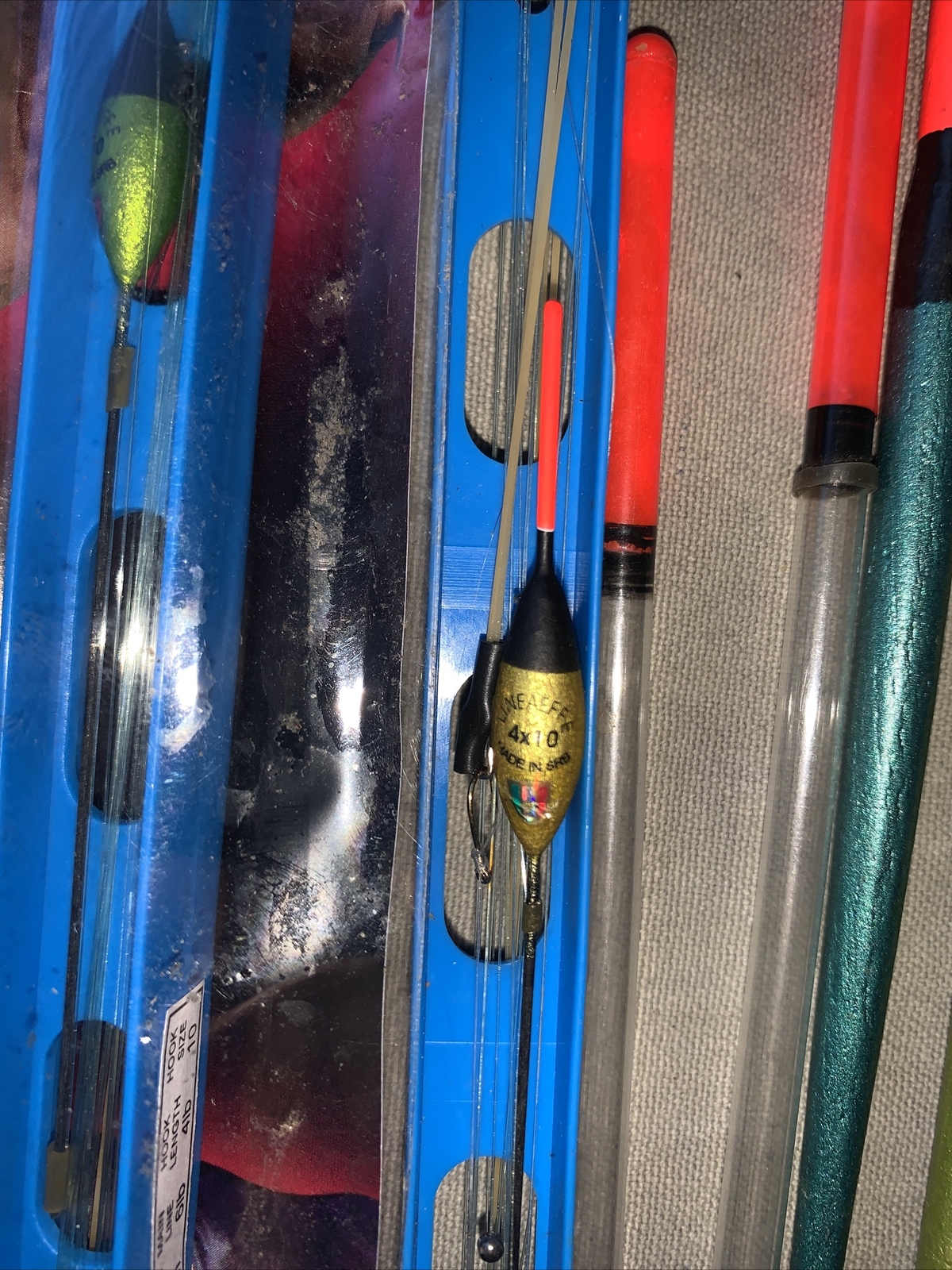 course fishing tackle job lot Pole Rigs Waggler Floats Maver Hair Rigs