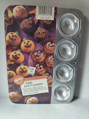 WILTON CAKE PAN # 2105-8462 Petite Jack-O-Lantern Halloween Bite Size Treats NEW