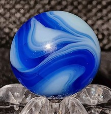 Vintage Alley Agate or Ravenswood Swirl Marble. .66" Mint - Killer Pattern.