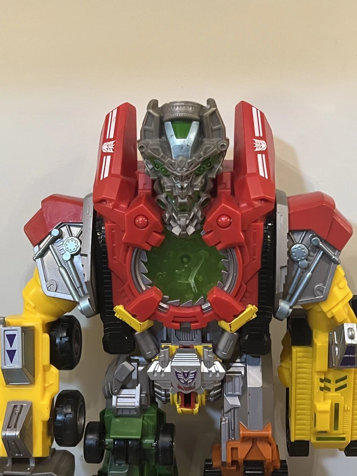 Transformers Construction Devastator Mega Power Bots 2008 12" Revenge of Fallen Foto 2 de 4