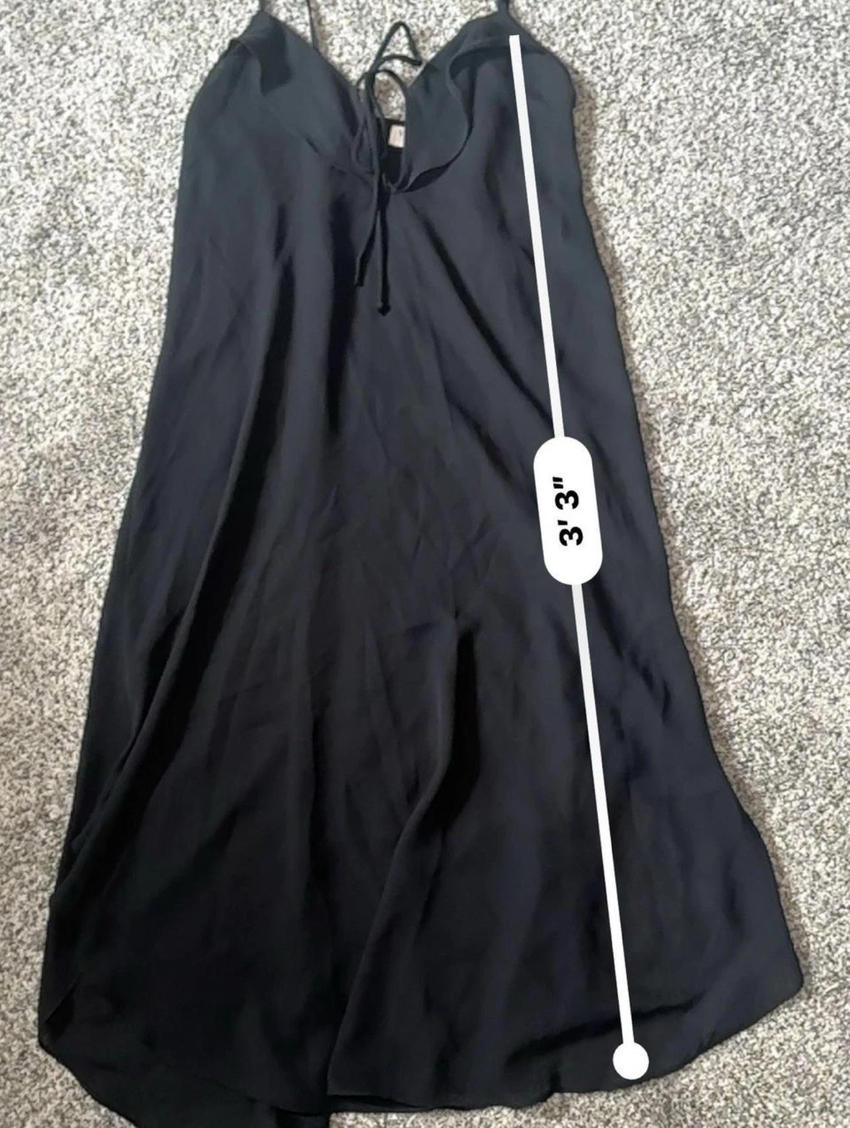 UNDERCOVER Raro abito slip nero Victoria's Secret vintage etichetta oro