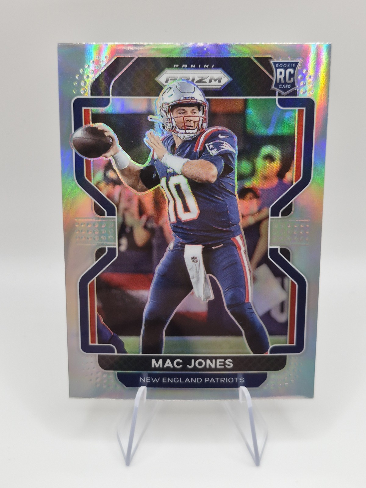 2021 Panini Prizm Rookie Variation Silver Prizm Mac Jones Patriots #V-336