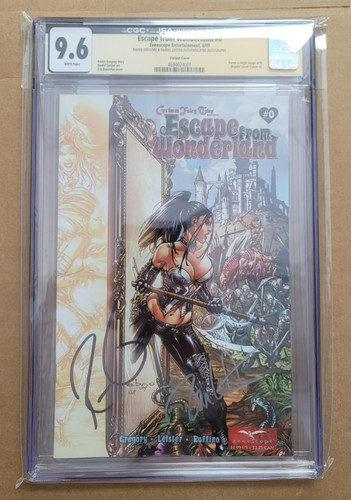 Escape From Wonderland Zenescope Entertainment #0 Signed CGC 9.6 JSA