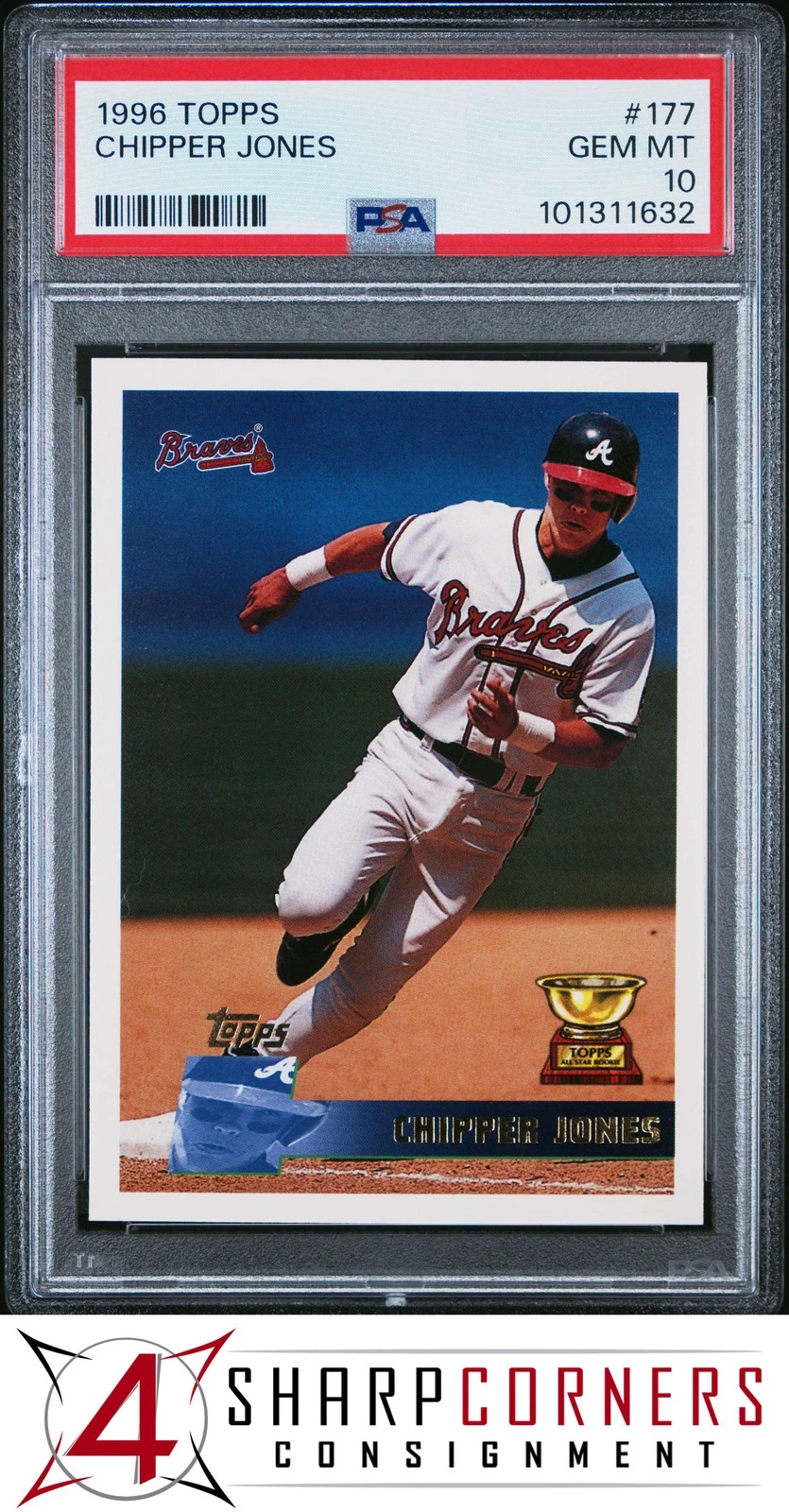Chipper Jones trading card