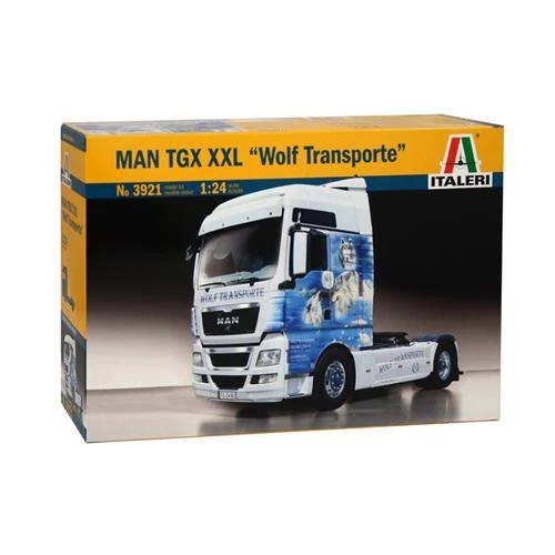 1:24 Italeri MAN TGX XXL "Wolf Transporte" include super decal Kit IT3921 Modell - Immagine 2 di 2