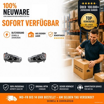 Scheinwerfer Set passend für Mitsubishi Lancer CY 01/08- HB4 HB4 Links & Rechts