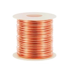 16 Gauge/ 1.3 mm 127 Feet 1 Pound Dead Soft Copper Wire for Electroculture Ga...