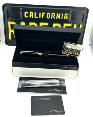 S.T. Dupont D Line Black Chinese Lacquer Convertible Large Rollerball Pen GT NEW